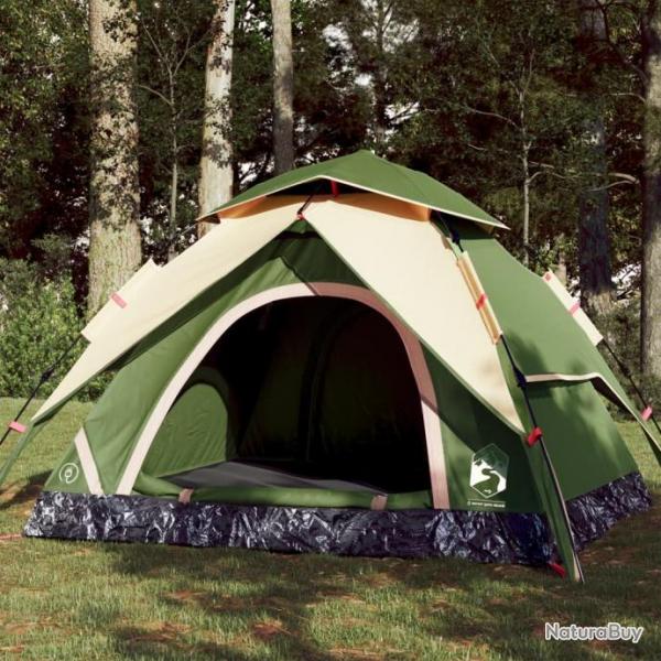 Tente de camping  dme 4 personnes vert libration rapide