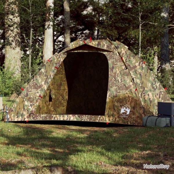 Tente de pche 4 personnes camouflage libration rapide