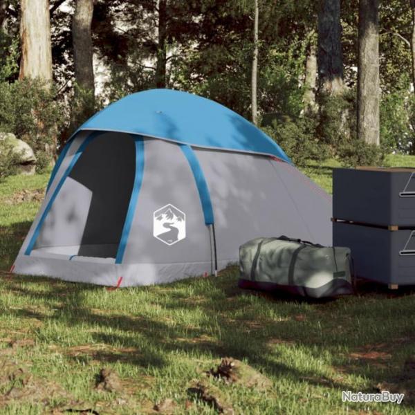 Tente de camping  dme 1 personne bleu impermable