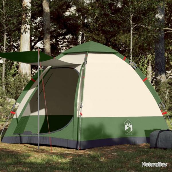 Tente de camping cabine 4 personnes vert libration rapide