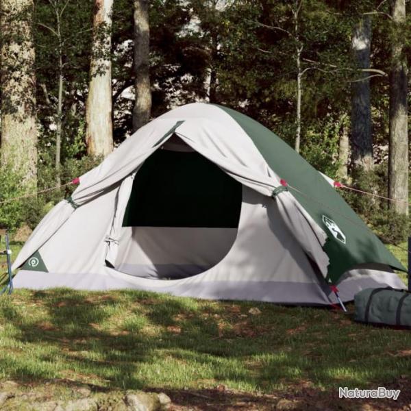 Tente de camping  dme 4 personnes vert impermable