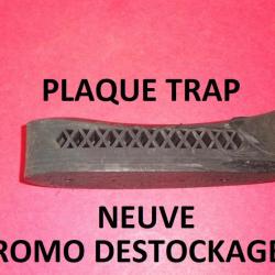 plaque crosse fusil TRAP NEUVE long 140mm larg 48.70mm entraxe 84mm - VENDU PAR JEPERCUTE (JO596)