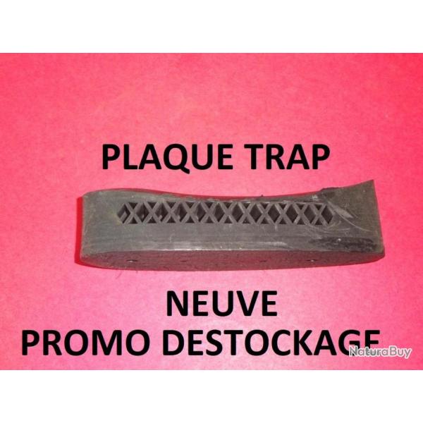 plaque crosse fusil TRAP NEUVE long 140mm larg 48.70mm entraxe 84mm - VENDU PAR JEPERCUTE (JO596)