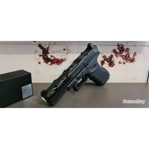 FIN RDUCTION! !PNA SLIDE ARK17 AIRSOFT ALUMINIUM BLACK SLIDE MARQUAGE LICENCED STRIKE INDUSTRIES RS