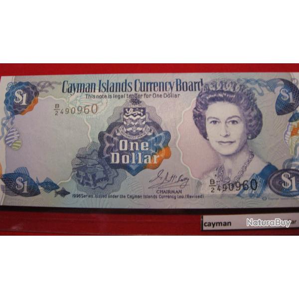 cayman  billet de 1 dollar Elisabeth II 1996 neuf