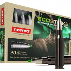 20 munitions NORMA 30-06 ECOSTRIKE SILENCER 150 grains sans plombs