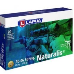 Munitions LAPUA cal.30-06 naturalis 11g 170gr par 20