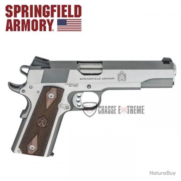 Pistolet SPRINGFIELD ARMORY 1911 Garrison 5" Cal 45 Acp Stainless