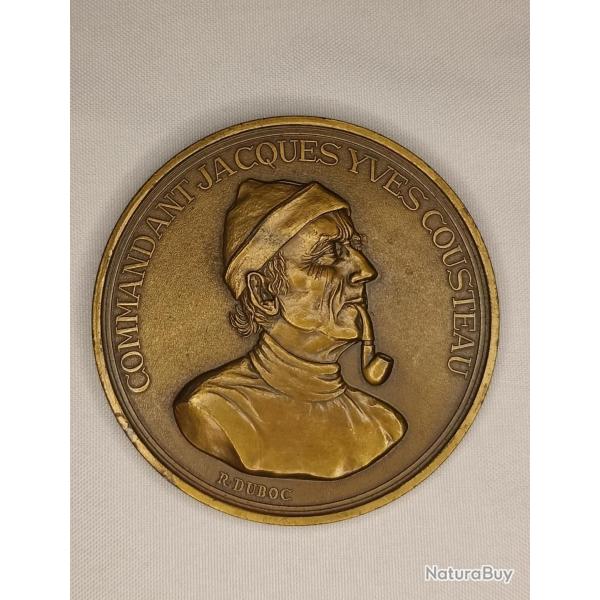 Mdaille commmorative Cousteau la Calypso
