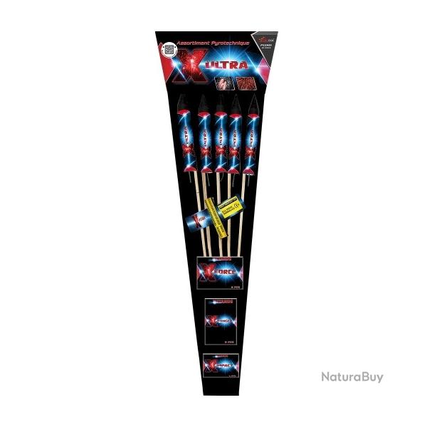 opFA! Assortiment 26 Feu d'artifice X-ULTRA PYRO DIFFUSION