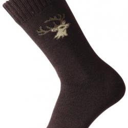 Chaussettes hautes OXFORD BLUE cerf kaki