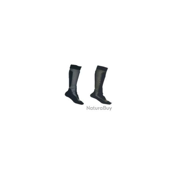 Chaussettes chasse PERRIN courtes noires