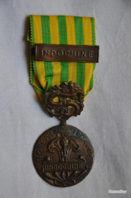 Medaille Extreme Orient Agrafe Indochine Fabrication Locale Indochine Cefeo Guerre D Indochine