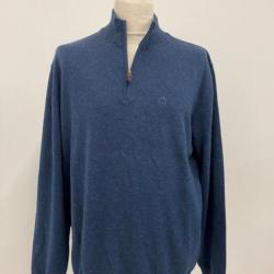 Pull WINSLEY bleu - CLUB INTERCHASSE