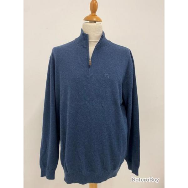 Pull WINSLEY bleu - CLUB INTERCHASSE