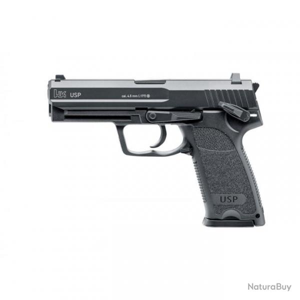 Pistolet  plomb Heckler & Koch Usp Black blowback Co2 - Cal. 4.5 bb's