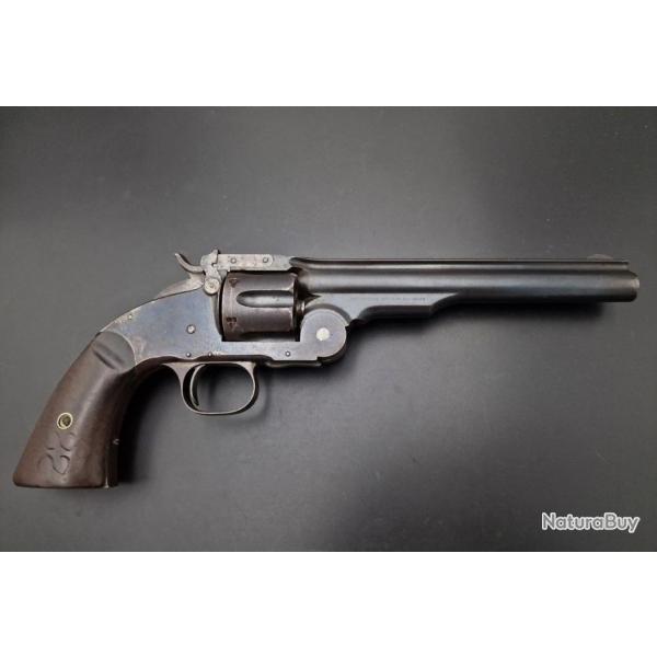 REVOLVER SCHOFIELD PREMIER MODELE CIVIL 1875 Calibre 45 Smith & Wesson - US XIX Bon  U.S.A. XIX eme