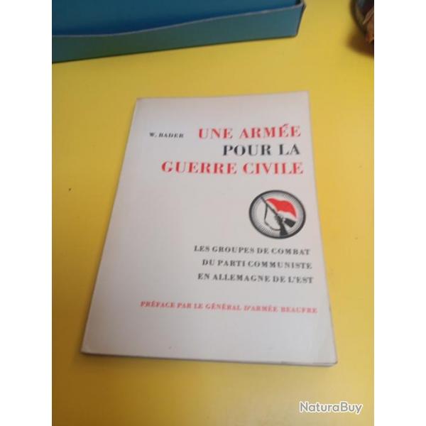 Une arme pour la guerre civile Groupe de combat du Parti communiste en Allemagne de l'est