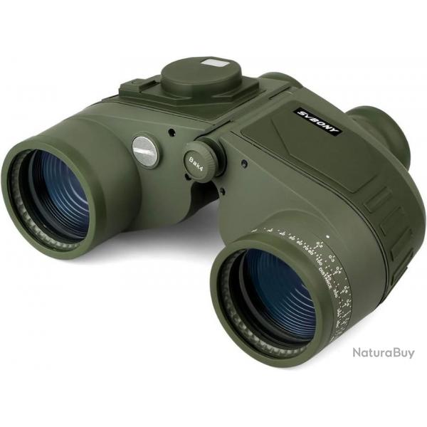 SVBONY SV27 JUMELLES MILITAIRES 7X50  HD Impermable BAK4 Etanche Chasse Observation