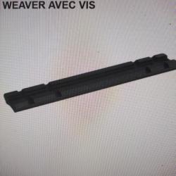 Embase longue type Weaver avec vis pour browning bar mk Benelli Argo arttech et winchester sxr