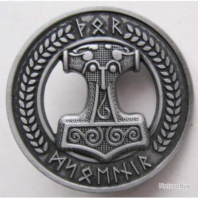 T-shirt Noir XXL Motif Marteau De Thor Celtique - Manches Courtes - Neuf Sans étiquettes - Style Viking Et Mythologique