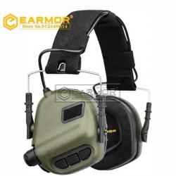 Casque anti-bruit Earmor M31 Vert