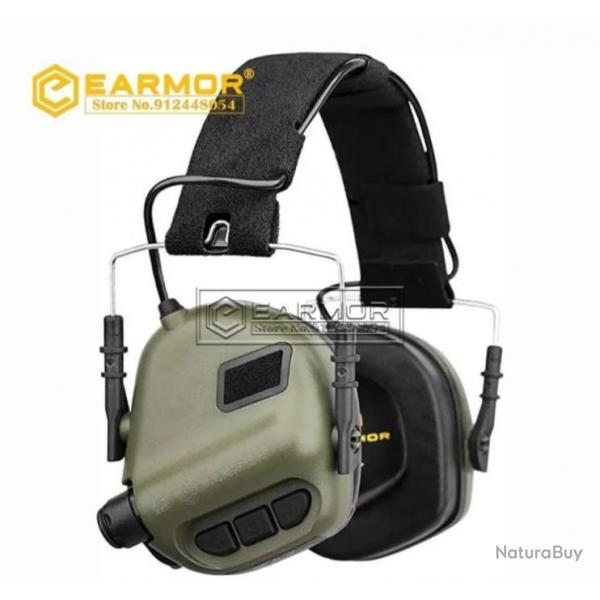 Casque anti-bruit Earmor M31 Vert