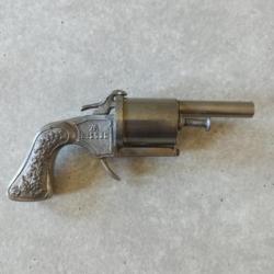 Ancien jouet : revolver à eau en métal - début du XXème siècle, collector