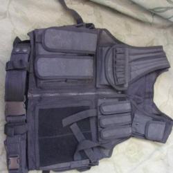 gilet tactical noir