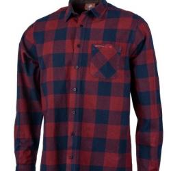 Chemise rouge 100% coton