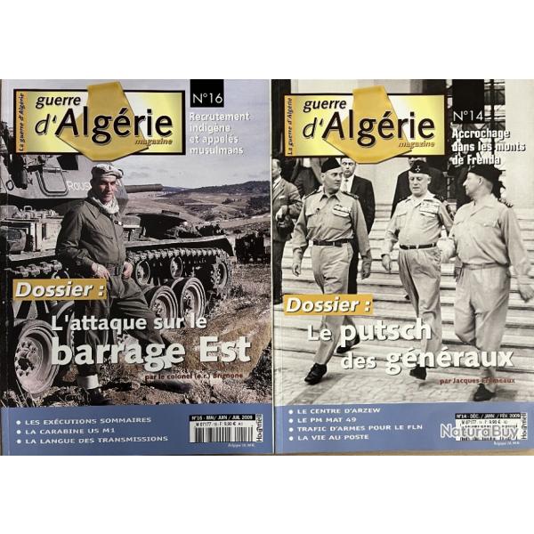 Lot de 2 Magazines La Guerre d'Algrie No 14 & 16