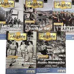 Lot de 5 Magazines La Guerre d'Algérie No 13, 14, 15, 16 & 17