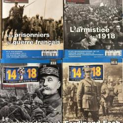 Lot de 3 revues 14-18 Le magazine de la Grande Guerre (43,44,46) et un Hors Série No 8