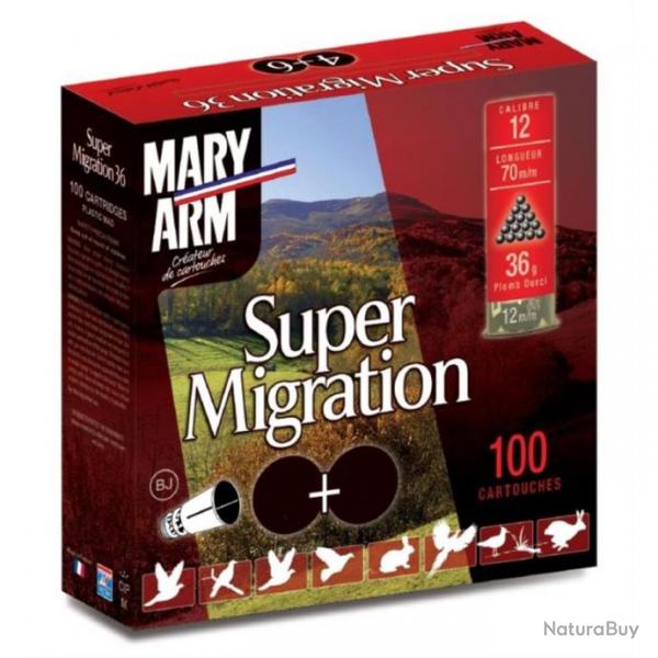 Cartouches MARY ARM PACK SUPER MIGRATION 36 - Cal 12/70 36GR N7 1/2 + 9 X100