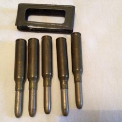 5 munitions CARCANO 6,5 X 52