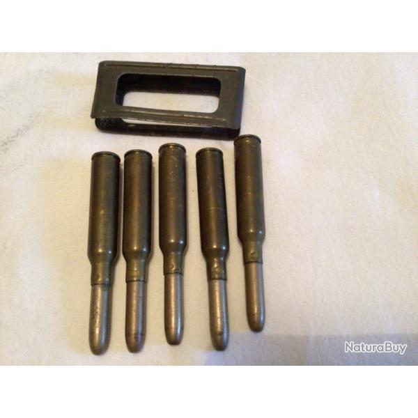 5 munitions CARCANO 6,5 X 52