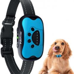 Collier de Dressage pour Chien avec 2 Modes Vibration et Son 7 Niveaux de Sensibilité Rechargeable