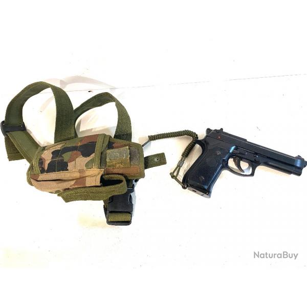 Rplique Airsoft pistolet Beretta M9A1 KJ work + Holster de Cuisse