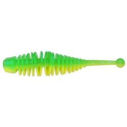 LEURRE SOUPLE FINESSE BERKLEY POWERBAIT NAIAD 30MM (par 12) SPRING GREEN/SUNSHINE YELLOW