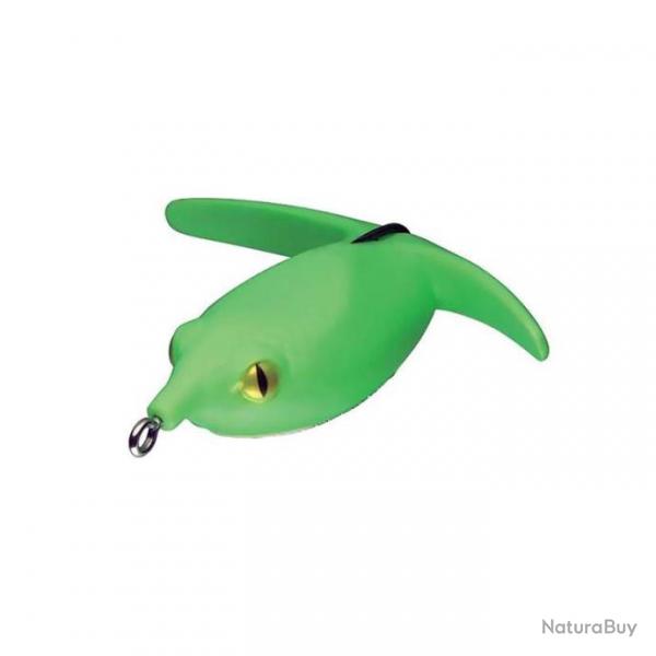 LEURRE SOUPLE ARME DEPS BASIRISKY HARDBELLY 70 01 LIME GREEN