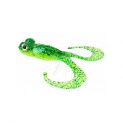 LEURRE SOUPLE GRENOUILLE GUNKI BULL FROG 130 GREEN STRASS