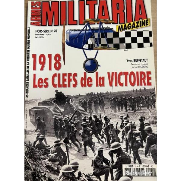 Revue Militaria Hors Srie No70 : 1918 Les clefs e la victoire