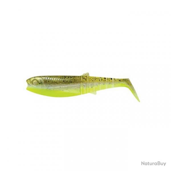 LEURRE SOUPLE SHAD SAVAGE GEAR CANNIBAL SHAD 12,5CM GREEN PEARL YELLOW