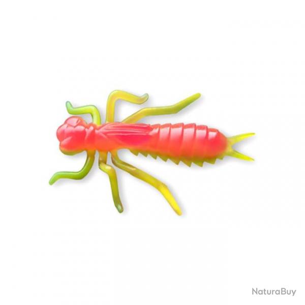 LEURRE SOUPLE INSECTE FLOTTANT CRAZY FISH KASARI 1,6" unit #13D PEACH