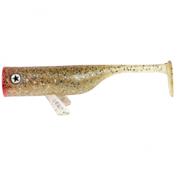 Pochette LEURRE SOUPLE SHAD LMAB DRUNKBAIT 12CM CHAMPAGNER STEFFI