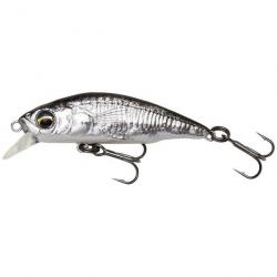 LEURRE DUR JERK MINNOW SAVAGE GEAR 3D STICKLEBAIT TWITCH 5,5CM 7G S BLACK SILVER