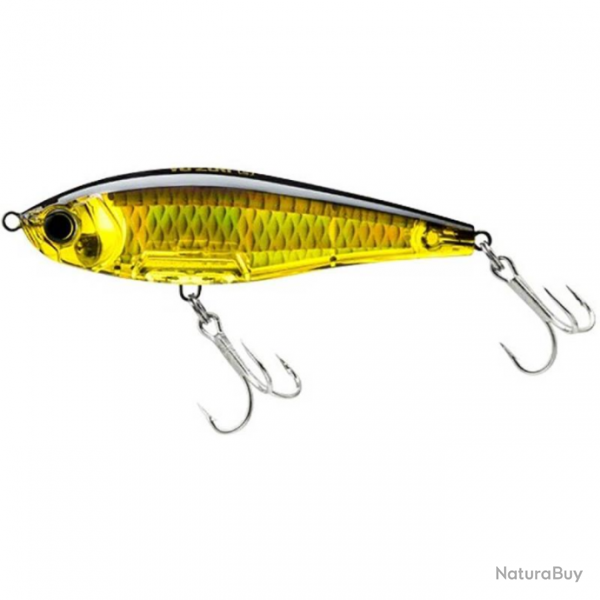 LEURRE DUR LIPLESS JERKBAIT YO-ZURI 3D INSHORE TWITCHBAIT 13CM GOLD BLACK