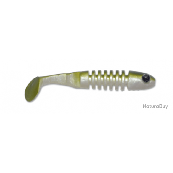 LEURRE SOUPLE Shad DELALANDE SKELETON 8CM JUNGLE