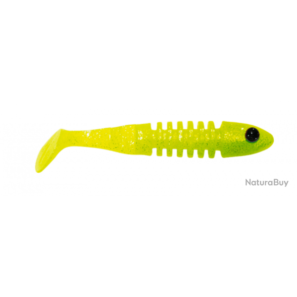 LEURRE SOUPLE Shad DELALANDE SKELETON 14CM CHARTREUSE