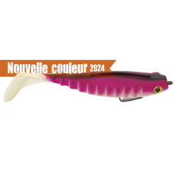 LEURRE SOUPLE Shad DELALANDE NEO SHALLOW MONTE 9CM 4G NATURAL BLACK PINKY